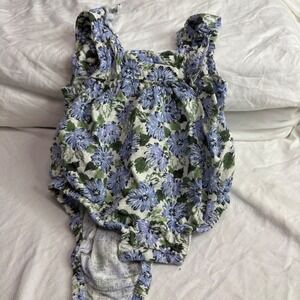 Baby Hortensi Floral Print Romper Suit